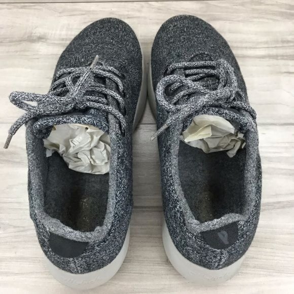 Allbirds Sneakers Mens 12 Gray Merino Wool Runners Lace Up Shoes